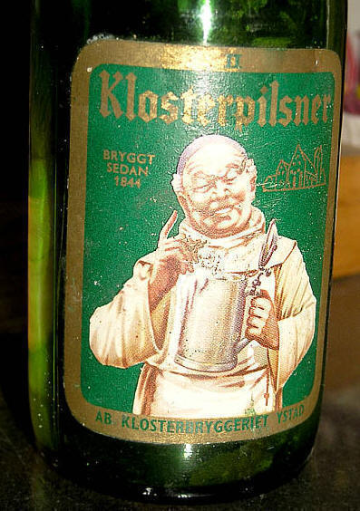 Klosterpilsner, vlknt fr gamla Ystadsbor.